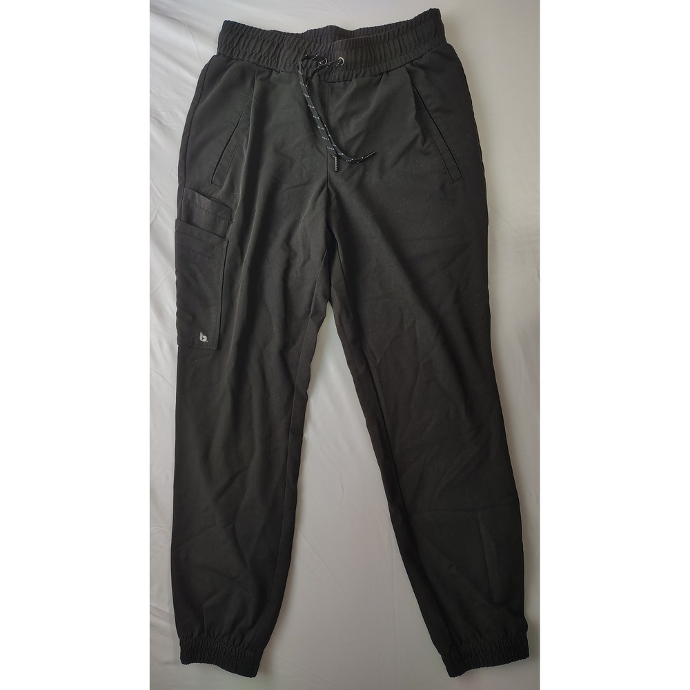 Barco Unify Black Scrub Joggers Cargo Pants BUP606P XSP Petite Drawstring Waist